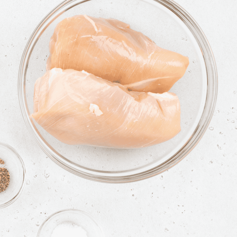 Ingredients needed for Copycat Chicken Salad Chick Classic Carol Recipe on kitchen table.