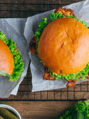 Buttermilk-brined, lightly breaded chicken fillet, fried golden brown, with mayo and pickles on a toasted brioche bun. This Copycat Hardee's Hand-Breaded Chicken Sandwich, made better at home in about an hour (plus brine time).