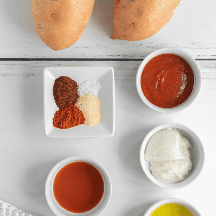 Ingredients needed for Sonic Groovy Sauce Recipe on kitchen table.