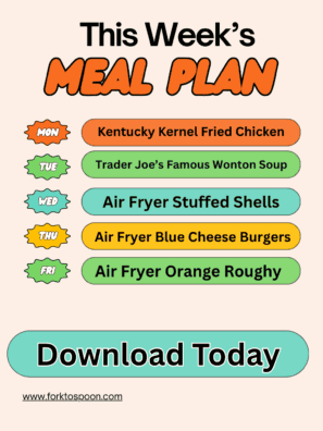 Air Fryer Weekly Meal Plan #71