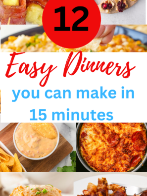 12 easy dinners you can make in 15 minutes