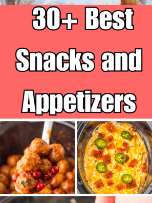 snacks and appetizers