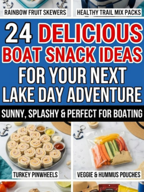 24 Delicious Boat Snack Ideas for Your Next Lake Day Adventure