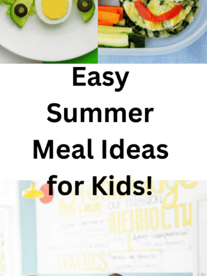 Easy Summer Meal Ideas for Kids!