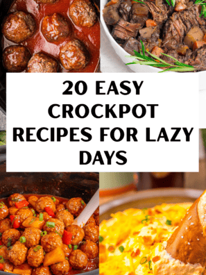20 Easy Crockpot Recipes for Lazy Days