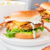 Creamy copycat Popeyes buttermilk ranch dressing in dipping bowl