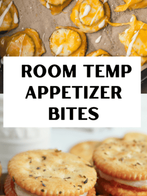 Cold and Room Temp Appetizers For All Parties and Special Events