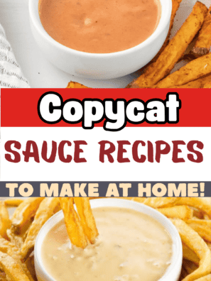 40 of the best CopyCat Restaurant Sauce Recipes