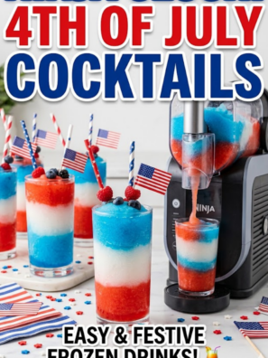 Ninja Slushi 4th of July Cocktails