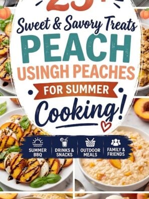 25 Easy Recipes Using Fresh Peaches