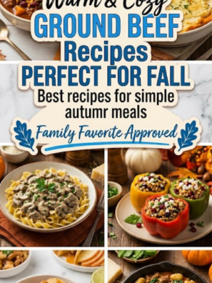 25 Ground Beef Recipes Perfect for Fall