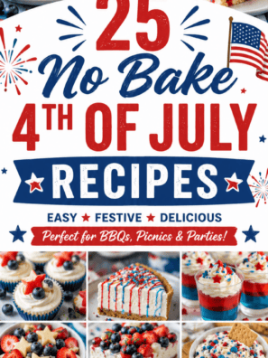 25 Easy No-Bake 4th of July Desserts for Your Summer Party