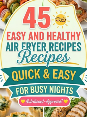 45 Easy and Healthy Air Fryer Recipes for Busy Nights