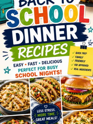 50 Back To School Dinner Recipes