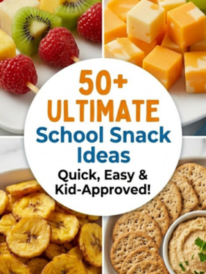 50+ Easy Kids School Snack Ideas for Lunchboxes (1)