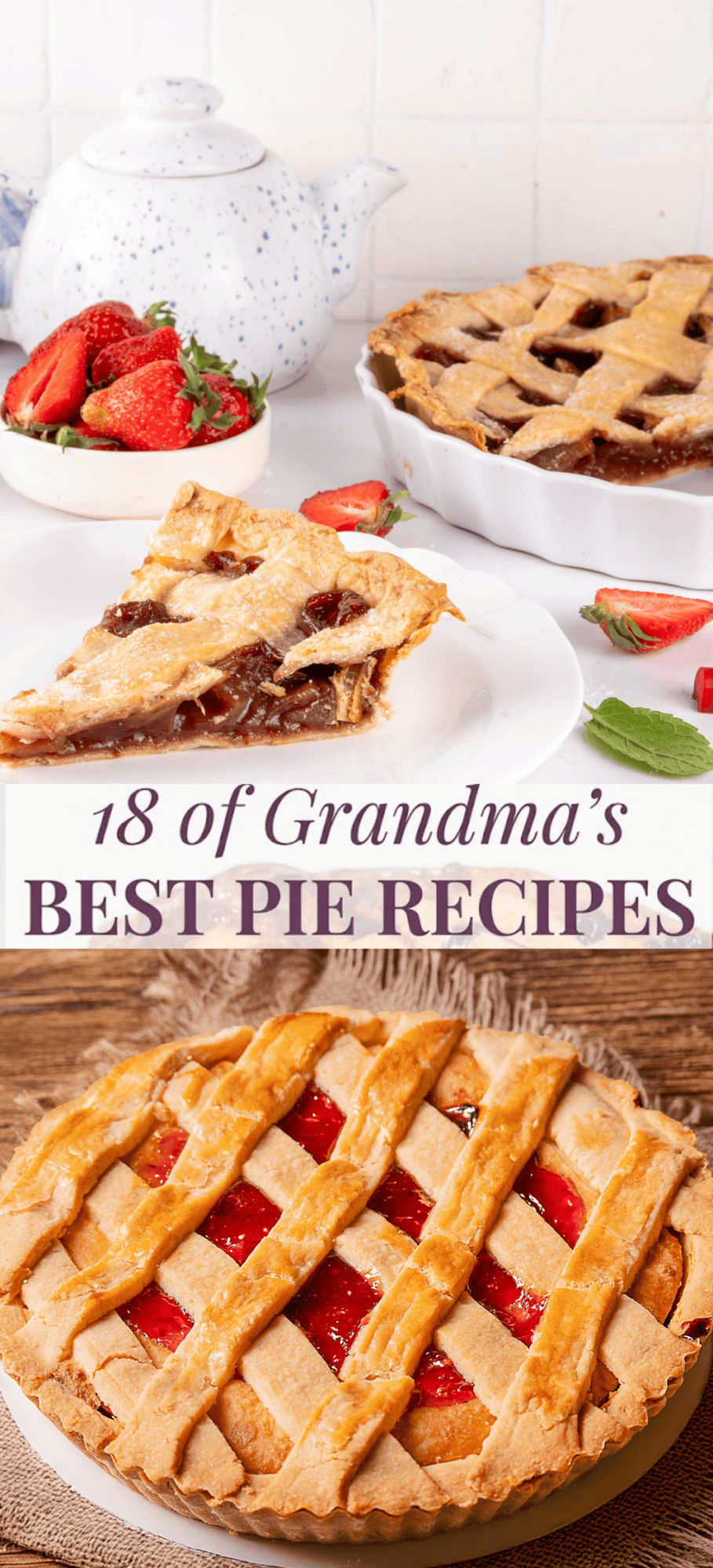 18 of Grandma's Best Pie Recipes