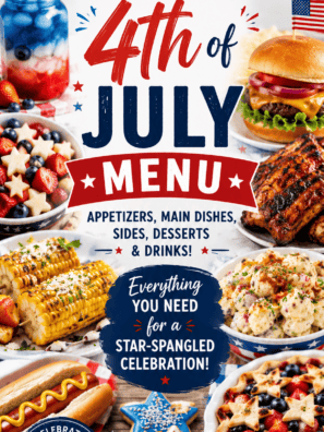 Easy July 4th Menu Fourth Of July Menu Ideas Best 4th Of July Menu 4th Of July Party Menu 4th Of July Picnic Menu 4th Of July Menu Ideas Fourth Of July Dinner Menu 4th Of July Cookout Menu July Menu Plan