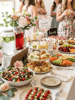 70+ bridal shower food ideas