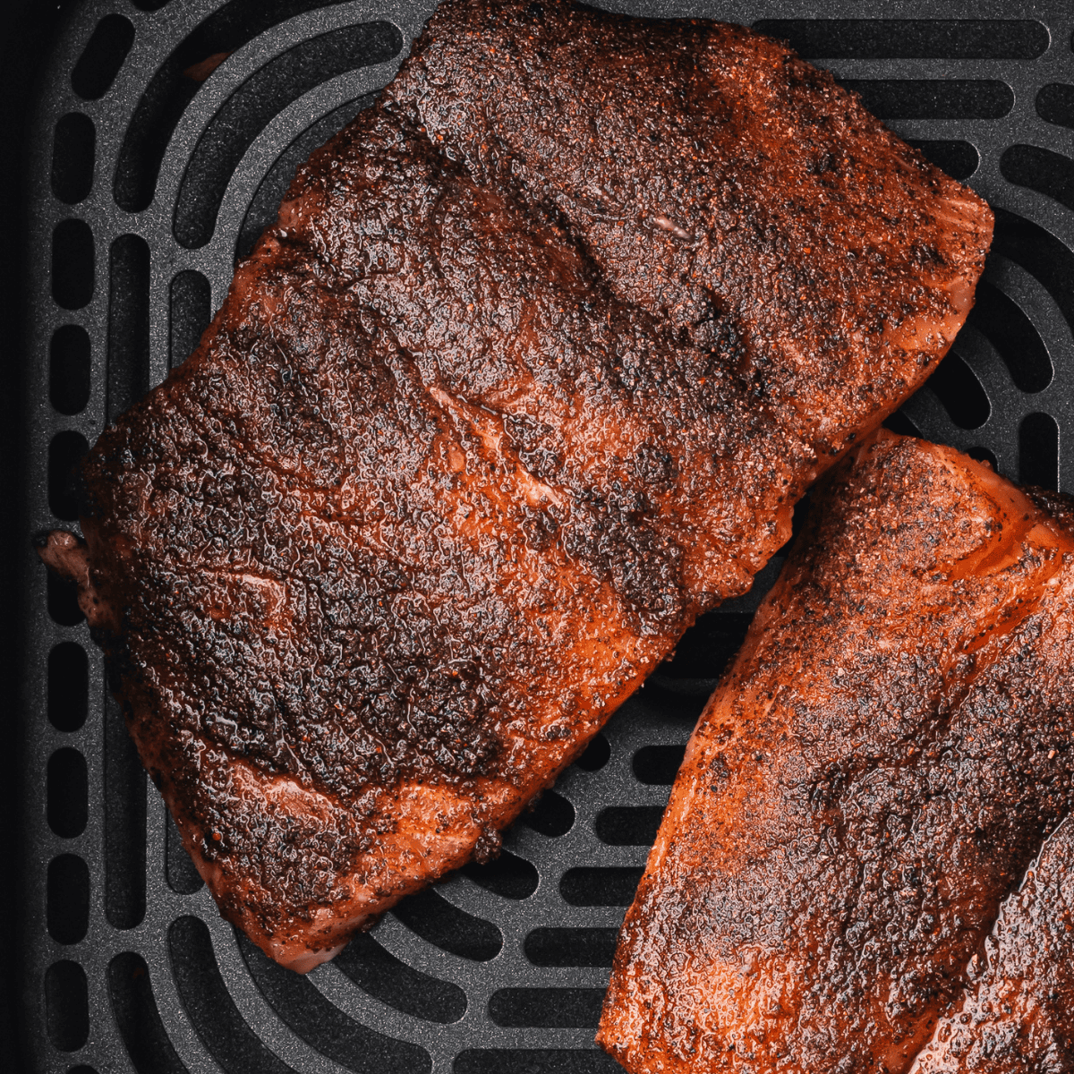 Air Fryer Jack Daniel's Glazed Salmon (Copycat Recipe)