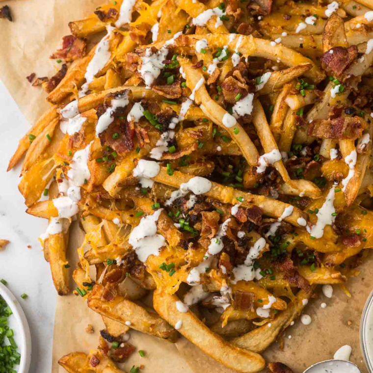Creamy ranch dipping sauce inspired by Burger King in a white ramekin