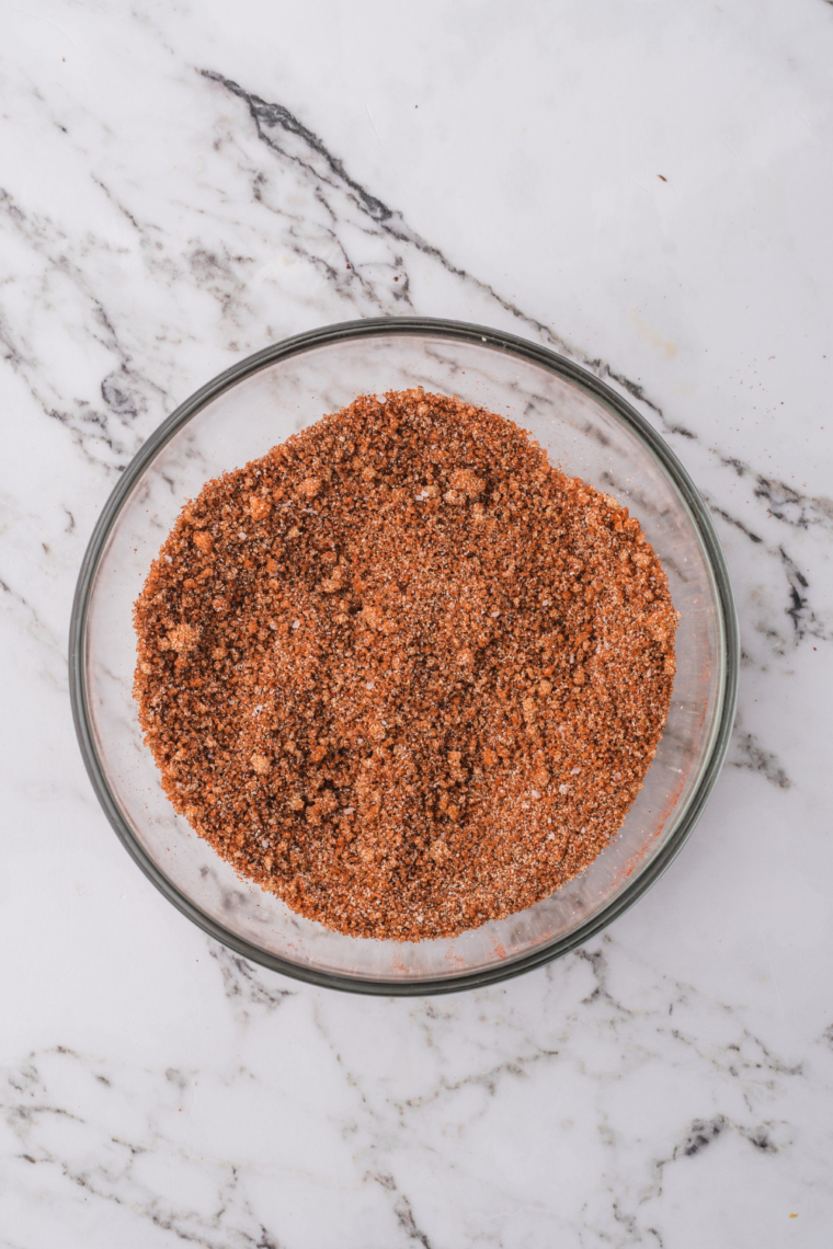 Freshly mixed Hello Fresh Tuscan Heat Spice seasoning ready to use on chicken, vegetables, and pasta.