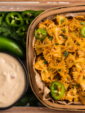 Homemade McDonald's copycat habanero ranch sauce served in a small dipping bowl.