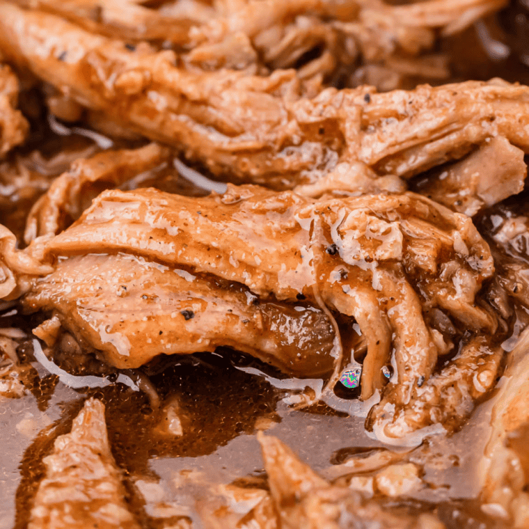 Shredded Cuban pork seasoned with homemade complete seasoning