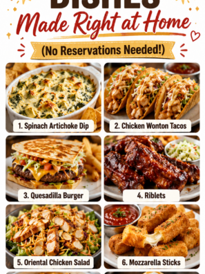 Your Favorite Applebee's Dishes, Made Right at Home (No Reservations Needed!)