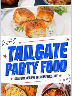 tailgate party food cold