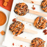 Chocolate Turtle Caramel Apple Pops