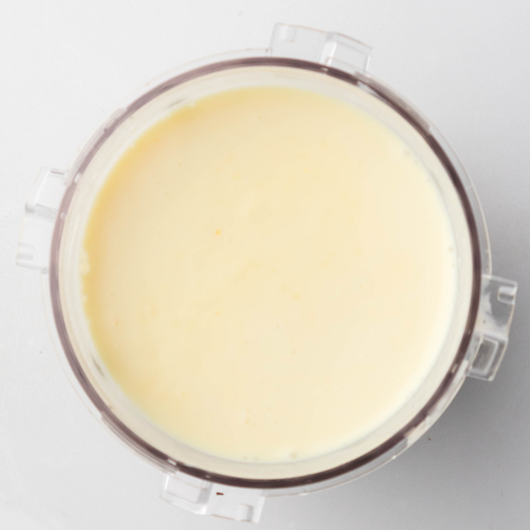 Ninja Creami pint container filled with ice cream base ready to freeze