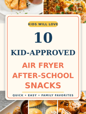 The stretch between the school bus and dinner is when the "I'm starving" chorus hits hardest. These 10 air fryer snacks come together in minutes, and every one of them is kid-approved.