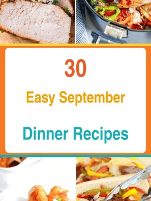 30 Easy September Dinner Recipes to Make Every Night This Month