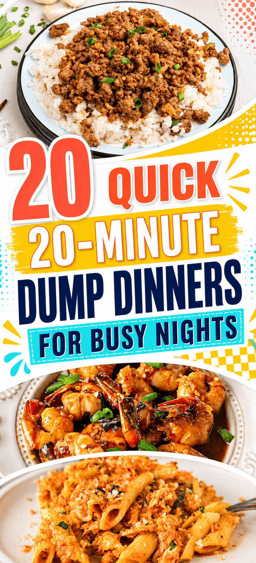 20 Quick 20-Minute Dump Dinners for Busy Nights
