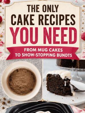 If you've ever stood at the kitchen sink scrubbing cake batter off every bowl, whisk, and spatula you own, I feel you — I really do. For a long time I thought a truly great cake demanded hours of effort, a spotless mise en place, and a prayer that your oven wasn't lying to you. Then I discovered just how much my air fryer could do, and honestly? Baking has never been the same. These are the cake recipes I actually make — the ones that live on my saved list and get requested by name at every birthday, potluck, and random Tuesday chocolate emergency. Some are five-ingredient weeknight heroes. Some are restaurant-quality copycats that taste like you spent all day in the kitchen (you didn't). All of them are built around maximum flavor, minimal cleanup, and zero need to heat up your whole house. Whether you're baking for a crowd or just for yourself, I promise every single one of these is worth turning on your air fryer for. Let's get into it. Maggiano's Butter Cake Recipe This is what I make when I want to bring full-on restaurant magic to my own kitchen table. It's rich, deeply buttery, and has that melt-in-your-mouth quality that makes people ask if you actually went to Maggiano's. Serve it warm with a scoop of vanilla ice cream and fresh berries, and it becomes the kind of dessert people talk about long after the plates are cleared. View Recipe → Air Fryer One Bowl Chocolate Cake One bowl, one whisk, and no preheating the oven — this is the chocolate cake I turn to when the craving hits and I refuse to make a production out of it. It bakes up fudgy, moist, and deeply chocolatey in the air fryer in a fraction of the usual time. The cleanup is so minimal it almost feels like cheating. View Recipe → Air Fryer 7-Up Cake Five ingredients, a box of yellow cake mix, and a can of 7-Up — that's genuinely all it takes to pull off this nostalgic, crowd-pleasing bundt cake. The soda works its magic in the batter, giving you a texture that's impossibly light and tender with a subtle lemon-lime lift. My air fryer handles the rest, no hot oven required. View Recipe → Air Fryer Lemon Blueberry Bundt Pound Cake Bundt pans are practically made for the air fryer — that center hole lets the heat circulate evenly so you get a perfectly baked cake every single time. The combination of bright lemon zest and juicy blueberries in this pound cake is fresh, gorgeous, and just a little bit fancy. It's my go-to for spring brunches when I want something that looks stunning on a cake stand without keeping me in the kitchen all morning. View Recipe → Air Fryer Old Fashioned Coffee Cake Coffee and cake are two of the most important things in a mom's day, so when I found out my air fryer could make coffee cake, I had to test it immediately. The cinnamon streusel crisps up beautifully in the circulating heat, and the whole thing tastes like something you'd find at an old-fashioned bakery. View Recipe → Air Fryer Homemade Chocolate Bundt Cake The bundt shape is actually a perfect match for the air fryer — that center hole lets the heat circulate evenly all the way through, so you never have to worry about a soggy middle. This one comes out deeply chocolatey, incredibly moist, and topped with a glossy icing that makes it look like you spent all day on it. View Recipe → Air Fryer Mini Chocolate Bundt Cakes When you need chocolate right now and don't want to deal with a full bake, these little guys are the answer. They come out soft, fudgy, and perfectly portioned — and honestly, that fancy bakery look with almost zero effort never gets old. View Recipe → Air Fryer Blueberry Buttermilk Bundt Cake The buttermilk keeps every slice impossibly soft, and those bursts of fresh blueberry throughout make it feel like something really special. The air fryer locks in all that moisture while still giving you a beautifully set crust on the outside — it's the kind of cake that disappears fast. View Recipe → Air Fryer Lemon Bundt Cake I put off making a bundt cake in the air fryer for a long time — I figured the pan just wouldn't fit. Once I figured out the right pan size, this bright, zesty lemon cake became the one I make whenever someone's coming over and I haven't planned a single thing. It's ready before the panic sets in. View Recipe → Blackstone Apple Cobbler Your Blackstone isn't just for burgers — it makes a seriously incredible cobbler. Cinnamon-spiced apples and a buttery crumble topping cook right on the flat top, giving you those gorgeous caramelized edges you simply can't replicate in an oven. It's the perfect crowd-pleasing dessert for your next backyard cookout. View Recipe → Air Fryer Mug Strawberry Cobbler Sometimes you just want a little something sweet without committing to a whole pan of dessert — and this mug cobbler is exactly that. Sugared strawberries, a quick dough, and a sprinkle of sparkling sugar go straight into a mug and into the air fryer. In under 20 minutes, you've got a perfectly portioned, bakery-worthy treat. View Recipe → Air Fryer Cinnamon Roll Peach Cobbler Three ingredients, one pan, zero mixing bowls — this is the shortcut cobbler I keep coming back to. A can of refrigerated cinnamon rolls lays right over bubbling peach pie filling, and the air fryer bakes it all into a gooey, golden, spiced dessert. The icing that comes in the tube becomes the glaze. It doesn't get easier than this. View Recipe → Air Fryer Peach Cobbler Mug Cake When that late-night craving hits and you need something warm and fruity fast, this single-serving mug cake is your answer. Tender peaches and a golden, buttery topping come together right in a mug — no fuss, no mess. The air fryer has it ready so quickly, you'll barely have time to scoop the ice cream. View Recipe → Air Fryer Apple and Pomegranate Cobbler Sweet apples and tart pomegranate seeds are a combination that absolutely works, and this cobbler proves it. The air fryer crisps up the golden topping in just about 10 minutes, making it one of the fastest and most elegant desserts in my rotation. It's vibrant, cozy, and always impresses when I serve it to guests. View Recipe → Ninja Creami Apple Cobbler Ice Cream Everything you love about a warm apple cobbler — the spiced apples, the cozy fall flavors — blended right into a rich, creamy frozen dessert. The Ninja Creami turns sautéed cinnamon apples into the most incredible ice cream base, and the result tastes exactly like fall in a bowl. A fun, refreshing spin on the classic you can enjoy all year long. View Recipe →