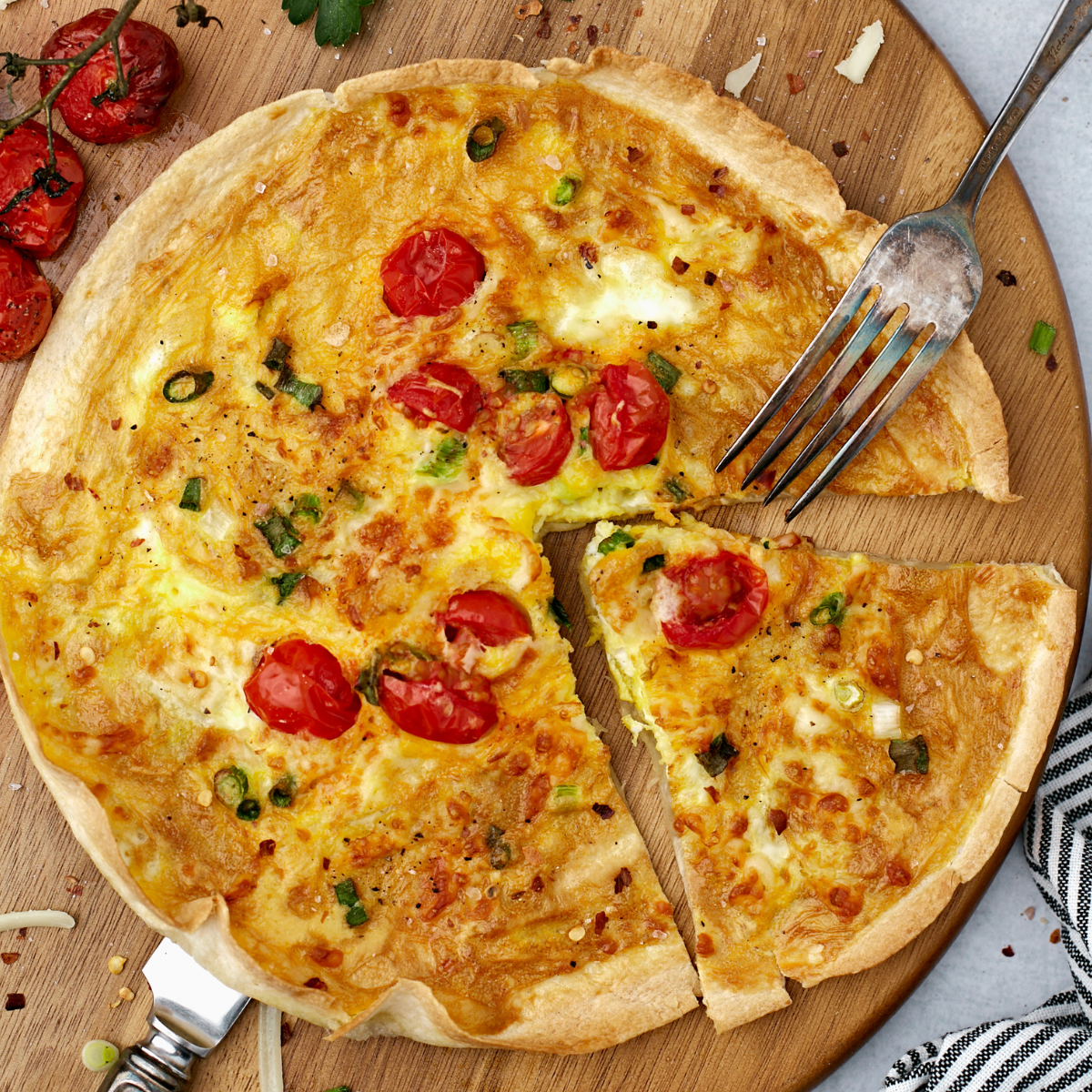 Air Fryer Egg Tortilla Frittata