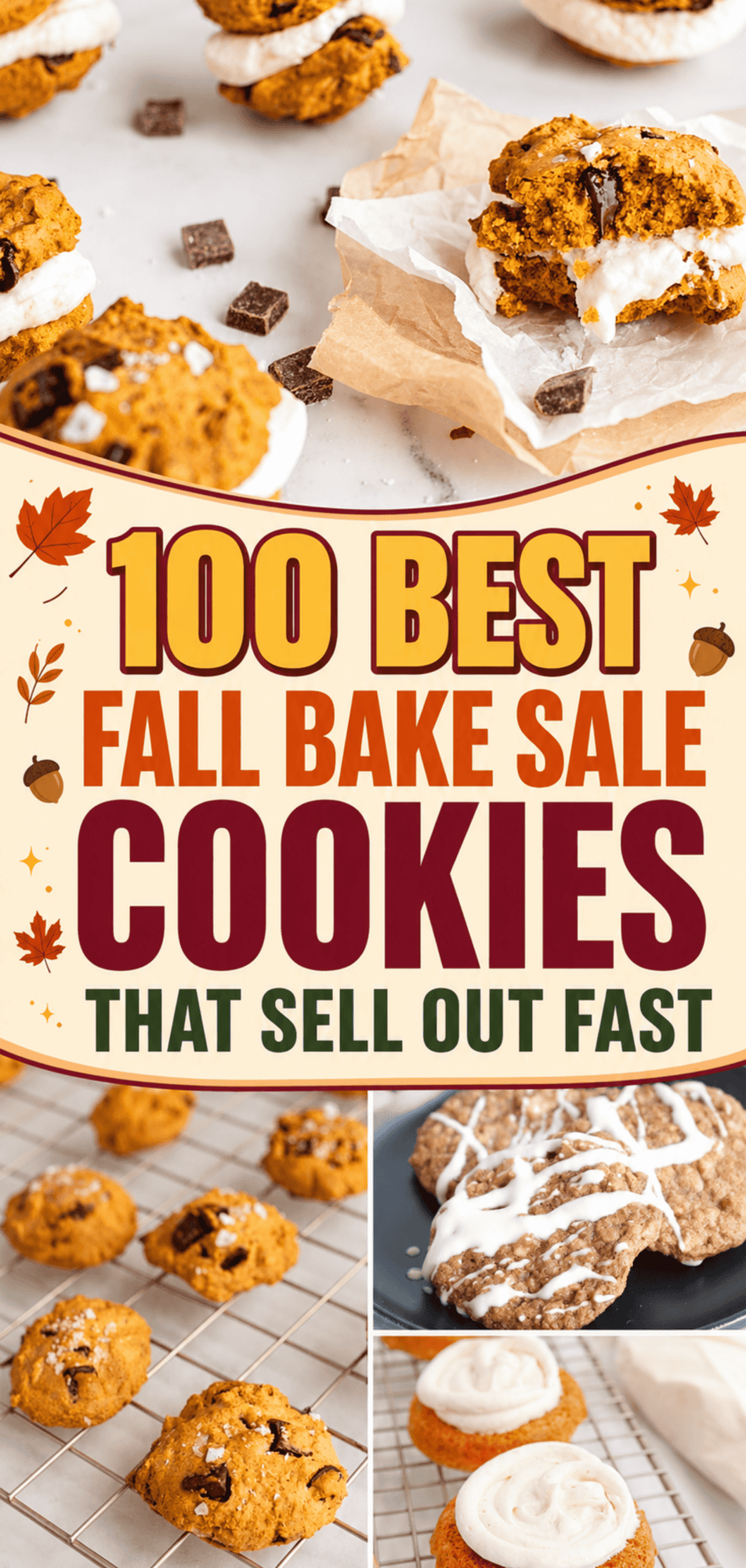 Easy Bake Sale Ideas Fall Bake Sale Bake Sale Treats Fall Baking Recipes Fall Desserts Easy Fall Dessert Recipes Bake Sale Fall Treats Baked Dessert Recipes