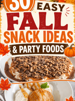 30 Easy Fall Snack Ideas and Party Foods