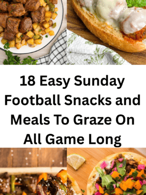 18 Easy Sunday Football Snacks and Meals To Graze On All Game Long