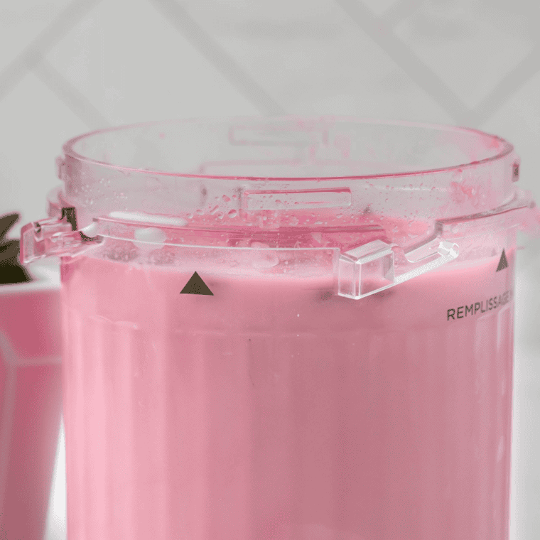 Bowl of high-protein Greek yogurt frozen yogurt made in the Ninja Creami