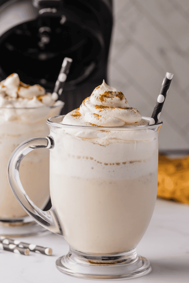Copycat pumpkin pie Blizzard held upside down in a cup without falling out