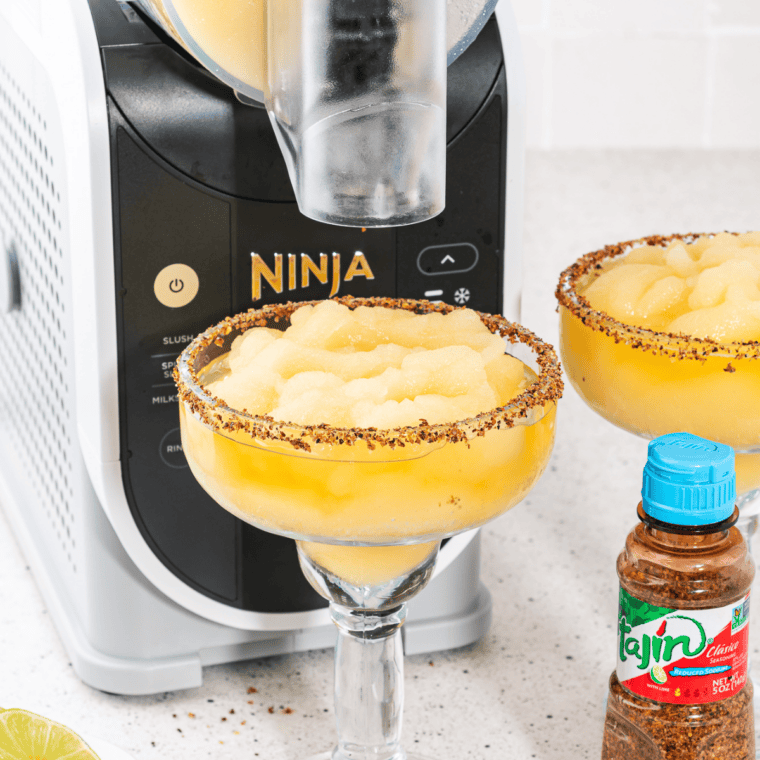 Ninja Slushi control panel showing the five preset frozen drink programs