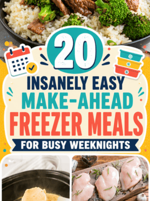 20 Insanely Easy Make-Ahead Freezer Meals for Busy Weeknights