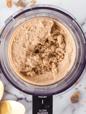 Crumbly powdery Ninja Creami ice cream in the pint after the first spin