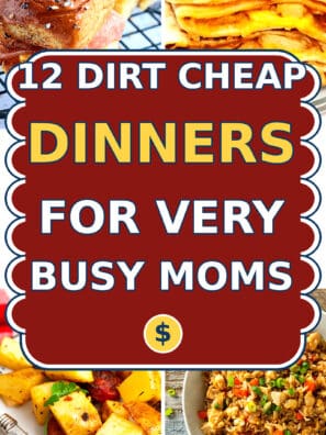 12 Dirt Cheap Dinners For VERY Busy Moms
