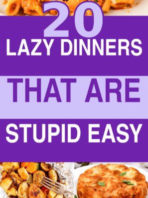 20 Lazy Dinners That Are Stupid Easy