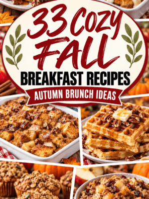 33 Cozy Fall Breakfast Recipes and Autumn Brunch Ideas