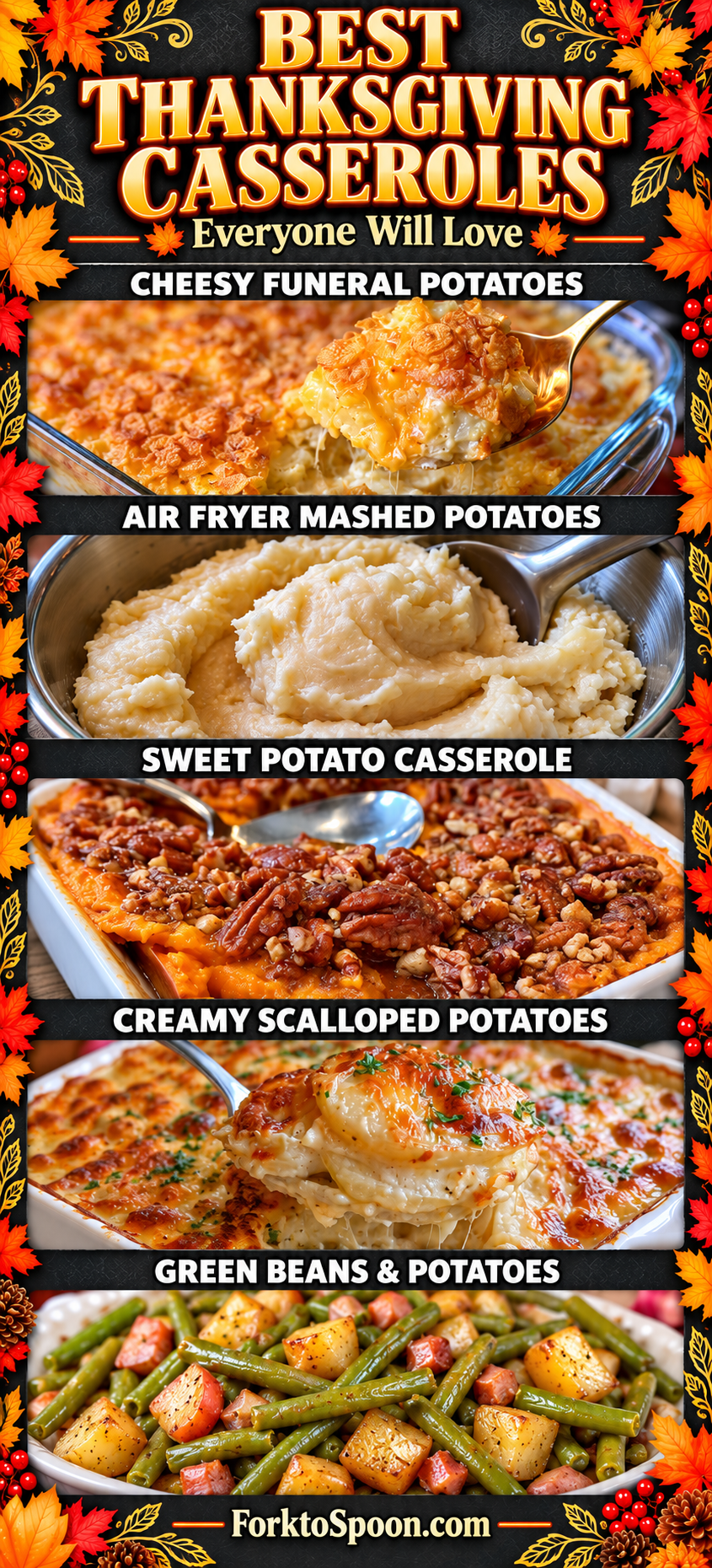 Thanksgiving side dish casseroles