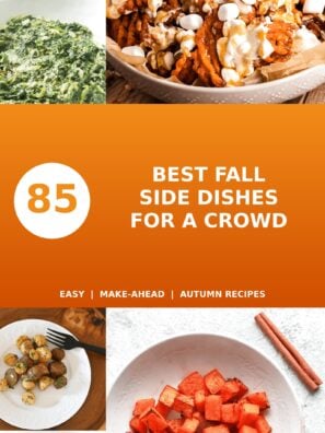 Feeding a crowd this fall? These 85 easy and cozy fall side dishes have you covered! From roasted butternut squash, Brussels sprouts, and glazed carrots to cornbread, cheesy potato bakes, and gnocchi with sage butter. Perfect for Thanksgiving, Friendsgiving, potlucks, and Sunday dinners. Simple, budget-friendly recipes everyone at the table will love! Cornbread Sausage Stuffing Image Credit: Fork to Spoon. This Cornbread Sausage Stuffing is the ultimate comfort side for any holiday or cozy dinner. Packed with savory sausage, buttery cornbread, and fragrant herbs, it’s full of flavor and perfect for serving warm straight from the oven. Get the recipe: Cornbread Sausage Stuffing Stick Of Butter Rice This Stick of Butter Rice is a rich and indulgent side dish that turns simple rice into a creamy, flavorful treat. Perfect for pairing with any main course, it’s buttery, comforting, and irresistibly delicious. Get the recipe: Stick Of Butter Rice Cornbread Image Credit: Fork to Spoon. This Make-Ahead Cornbread is perfect for saving time without sacrificing flavor. Moist, buttery, and slightly sweet, it can be baked in advance and enjoyed whenever you need a comforting side. Get the recipe:  Cornbread Steakhouse Creamed Spinach Image Credit: Fork to Spoon. This Steakhouse Creamed Spinach is rich, velvety, and packed with flavor—just like your favorite restaurant side. Creamy, cheesy, and perfectly seasoned, it’s the ultimate way to elevate any steak or dinner plate. Get the recipe: Steakhouse Creamed Spinach Flaky Spinach Garlic Rounds These Flaky Spinach Garlic Rounds are crispy, buttery, and bursting with savory spinach and garlic flavor. Perfect as an appetizer or snack, they’re easy to make and absolutely irresistible. Get the recipe: Flaky Spinach Garlic Rounds Keto Air Fryer Buffalo Cauliflower Bites Image Credit: Fork to Spoon. These Keto Air Fryer Buffalo Cauliflower Bites are crispy, spicy, and totally guilt-free. Perfect for a low-carb snack or appetizer, they pack all the flavor of classic buffalo wings without the carbs. Get the recipe: Air Fryer Buffalo Cauliflower Bites Sweet Potatoes Image Credit: Fork to Spoon. These Sweet Potatoes are naturally sweet, tender, and full of comforting flavor. Perfect as a side dish or roasted snack, they bring warmth and color to any meal. Get the recipe: Sweet Potatoes Garlic Cheese Bread This Garlic Cheese Bread is golden, buttery, and loaded with melted, gooey cheese. Perfect as a side or appetizer, it’s irresistibly flavorful and easy to make. Get the recipe: Air Fryer KETO Garlic Cheese Bread Baked Potatoes Image Credit: Fork to Spoon. These Baked Potatoes are perfectly fluffy on the inside and tender on the outside. Easy to prepare and versatile, they’re the ultimate side dish for any meal. Get the recipe: Baked Potatoes Cheesy Hasselback Potatoes Image Credit: Fork to Spoon. These Cheesy Hasselback Potatoes are crispy on the edges, tender inside, and loaded with melted cheese. Perfect as a show-stopping side dish, they’re both flavorful and fun to serve. Get the recipe: Cheesy Hasselback Potatoes Butternut Squash Noodles Image Credit: Fork to Spoon. If you’re looking for a healthy, low-carb alternative to pasta, look no further than air fryer butternut squash noodles! They’re easy to make and taste delicious. Get the recipe: Butternut Squash Noodles Spinach Strawberry Salad Savor a fresh and healthy Air Fryer Spinach Strawberry Salad with crisp spinach, juicy strawberries, and a crunchy air-fried topping for a deliciously satisfying meal. Get the recipe: Spinach Strawberry Salad When the temperatures soar, the last thing anyone wants is a complicated meal that heats up the entire kitchen. These 95 July recipes are packed with easy dinners, refreshing salads, air fryer favorites, no-fuss sides, and summer desserts that are actually worth making during a heatwave. The BEST Traeger Smoked Pork Tenderloin The BEST Traeger Smoked Pork Tenderloin. Image Credit: Fork to Spoon. Get ready for juicy, tender, and smoky perfection with this Traeger Smoked Pork Tenderloin recipe. Packed with bold flavors and a mouthwatering crust, it’s the ultimate show-stopping main dish for any backyard cookout or weeknight dinner.Get the Recipe: The BEST Traeger Smoked Pork Tenderloin Marinated Pork Tenderloin in Air Fryer Marinated Pork Tenderloin in Air Fryer. Image Credit: Fork to Spoon. This marinated pork tenderloin in the air fryer comes out ridiculously juicy with a caramelized, flavor-packed crust every single time. It’s the kind of easy dinner that tastes like you worked way harder than you actually didGet the Recipe: Marinated Pork Tenderloin in Air Fryer Air Fryer Teriyaki Pork Tenderloin Air Fryer Teriyaki Pork Tenderloin. Image Credit: Fork to Spoon. Air Fryer Teriyaki Pork Tenderloin is a straightforward recipe, but the slow-roasted flavor you get by cooking it in the air fryer is AMAZING!Get the Recipe: Air Fryer Teriyaki Pork Tenderloin Easy Air Fryer BBQ Pork Tenderloin (Juicy & Quick!) Easy Air Fryer BBQ Pork Tenderloin (Juicy & Quick!). Image Credit: Fork to Spoon. Looking for a stress-free dinner that tastes like it spent hours on the grill? This Easy Air Fryer BBQ Pork Tenderloin is the ultimate simple weeknight meal that delivers incredibly juicy, smoky results in under 25 minutesGet the Recipe:Easy Air Fryer BBQ Pork Tenderloin (Juicy & Quick) Copycat Tony Roma's Coleslaw Image Credit: Fork to Spoon. If you’re looking for an easy, delicious Copycat Tony Roma’s Coleslaw recipe, look no further! This Copycat Tony Roma’s Coleslaw is the perfect side dish for any summer BBQ or cookout. Made with just a few simple ingredients, this Copycat Tony Roma’s Coleslaw is sure to be a hit with family and friends! Get the recipe: Copycat Tony Roma's Coleslaw Pea Salad Make a delicious, comforting Air Fryer Chicken and Stuffing Casserole in no time. This easy recipe combines tender chicken, savory stuffing, and a creamy sauce for a hearty meal perfect for busy nights or potlucks. Customize with your favorite veggies for added flavor! Get the recipe: Pea Salad Baked Beans Image Credit: Fork to Spoon. These Air Fryer baked beans are perfect as a quick and easy side for your summer BBQ party.  Get the recipe:  Baked Beans Copycat Panera Green Goddess Cobb Salad Image Credit: Fork to Spoon. Indulge in the fresh and vibrant flavors of a Copycat Panera Green Goddess Cobb Salad, a delightful recreation of one of Panera Bread’s signature menu items. Get the recipe: Copycat Panera Green Goddess Cobb Salad Spicy Thai Salad with Chicken (Panera Copycat) This Thai Chicken Salad is a spot-on copycat of the beloved (and sadly discontinued) Panera version! With tender chicken, crisp greens, and a flavorful Thai peanut dressing, it’s easy to customize as a low-carb option too! Get the recipe: Spicy Thai Salad with Chicken (Panera Copycat) Air Fryer Nicoise Salad Image Credit: Fork to Spoon. Salad is a great way to get in your greens, and this Nicoise salad is no exception! With fresh ingredients like tuna, hard-boiled eggs, and tomatoes, it’s perfect for a light lunch or dinner. Plus, this recipe is easy to customize to your liking. Give it a try today! Get the recipe: Air Fryer Nicoise Salad Air Fryer Funeral Potatoes Image Credit: Fork to Spoon. When you want a filling, flavorful dish that will please the whole family, look no further than Air Fryer Funeral Potatoes. Get the recipe: Air Fryer Funeral Potatoes Velveeta Mac And Cheese Image Credit: Fork to Spoon. This is one of my favorite recipes, passed on from my mom, Velveeta Mac And Cheese recipe is amazing! Made in the slow cooker it’s the perfect comfort food! Get the recipe: Velveeta Mac And Cheese Pasta Salad Image Credit: Fork to Spoon. Do you ever find yourself craving a dish that is both comforting and healthy? If so, then you have to try this amazing air fryer pasta salad! Get the recipe: Pasta Salad Air Fryer Deviled Egg Pasta Salad Image Credit: Fork to Spoon. Looking for a delicious, easy-to-make pasta salad? This deviled egg pasta salad is perfect! It’s simple to make and features a flavorful combination of ingredients. Give it a try today Get the recipe: Air Fryer Deviled Egg Pasta Salad Copycat Sonic Onion Rings Image Credit: Fork to Spoon. Crispy, golden, and delicious, these Copycat Sonic Onion Rings are easy to make at home in the air fryer. Get the full recipe to enjoy restaurant-quality onion rings anytime! Get the recipe: Copycat Sonic Onion Rings mashed potatoes Image Credit: Fork to Spoon. Air Fryer Mashed Potatoes are an essential dish to add to your dinner table. Easy and affordable, they taste delicious with gravy, or just salt and pepper! Whether you like them creamy, cheesy, or lumpy, making mashed potatoes in air fryer is super easy! Get the recipe: mashed potatoes Air Fryer Salmon Steaks Craving a healthy and flavorful meal in no time? These Air Fryer Salmon Steaks are the perfect solution! With crispy skin and a tender, juicy interior, this quick and easy recipe delivers a restaurant-quality dish that’s ideal for any night of the week. Get the recipe: Air Fryer Salmon Steaks Caprese Salad Image Credit: Fork to Spoon. This classic Italian salad, with its simple yet exquisite combination of ripe tomatoes, creamy mozzarella, fresh basil, and a drizzle of olive oil, complements a wide range of dishes. Get the recipe: Caprese Salad Deviled Eggs Image Credit: Fork to Spoon. The best thing about deviled eggs is the filling. The worst part of making them is peeling the boiled eggs, but you can’t make a yummy stuffed egg without it. With an air fryer, there’s no boiling necessary, and these deviled eggs are ready in less than 10 minutes! All you need to do is combine all your ingredients in a mixing bowl and scoop out some of the egg white from one end of the cooked egg with a spoon. Easy-peasy! Get the recipe: Deviled Eggs Blackstone Nachos Image Credit: Fork to Spoon. Today, I will give you my recipe for Blackstone Nachos. They are amazing! And they were all done on the Blackstone Grill, Air Fryer, and Flat-Top Griddle. Get the recipe: Blackstone Nachos Stuffed Jalapeños Image Credit: Fork to Spoon. Air Fryer Weight Watchers Stuffed Jalapenos are amazing! They make for such a great snack or appetizer. They are so easy to make with the help of the air fryer, and they are delicious and healthy. Get the recipe: Stuffed Jalapeños Blackstone Chex Party Mix Image Credit: Fork to Spoon. Have you been looking for the perfect snack to serve at your next cookout? Blackstone Griddle Chex Mix is here to save the day! Get the recipe: Blackstone Chex Party Mix Spinach and Artichoke Dip Image Credit: Fork to Spoon. A perfect dip for any party. It comes together easily in the Instant Pot, and it’s so good you’ll want to keep this recipe handy. Get the recipe: Spinach and Artichoke Dip Mini Pulled Pork Sliders Image Credit: Fork to Spoon. Air Fryer Cheesy BBQ Pork Sliders are easy, and they made a mean lunch for my kids. These easy Pork Sliders were a perfect combination of the Instant Pot and Air Fryer. Get the recipe: Cheesy BBQ Pork Sliders Blackstone Popcorn Image Credit: Fork to Spoon. If you love the smell and taste of freshly made popcorn, get ready to be spellbound with Blackstone Popcorn. Get the recipe: Blackstone Popcorn Smoked Cream Cheese Image Credit: Fork to Spoon. Get ready to wow your guests with this irresistible Smoked Cream Cheese! Packed with smoky flavor and an ultra-creamy texture, it’s the ultimate appetizer for any occasion. Get the recipe: Smoked Cream Cheese Blackstone Potato Chips Image Credit: Fork to Spoon. Crispy, crunchy, and oh-so-delicious! These homemade Blackstone Potato Chips are the perfect snack to satisfy your cravings—made right on your griddle for that perfect golden crunch! Get the recipe: Blackstone Potato Chips Blackstone Pineapple Image Credit: Fork to Spoon. If you have been looking for the perfect way to cook fresh pineapple on the Blackstone, this recipe will amaze you! It’s the ideal Blackstone Grill pineapple recipe! Get the recipe: Blackstone Pineapple Bruschetta Image Credit: Fork to Spoon. This Copycat Olive Garden Bruschetta recipe brings the restaurant favorite straight to your kitchen! Made with fresh tomatoes, basil, garlic, and a drizzle of balsamic glaze, this simple yet flavorful appetizer is perfect for any occasion. Serve it on crispy toasted baguette slices for an irresistible bite every time. Get the recipe: Bruschetta Coleslaw Image Credit: Fork to Spoon. Elevate your summer meals with this Copycat KFC Coleslaw recipe! This quick and easy side dish captures the beloved flavor of KFC’s original coleslaw in just five minutes. Perfect for pairing with fried chicken or as a refreshing addition to any barbecue spread, this recipe will delight your taste buds and impress your guests. Discover how to recreate this classic favorite at home! Get the recipe: Coleslaw Corn on the Cob Image Credit: Fork to Spoon. Get ready to bring the bold, smoky flavors of Chili’s Roasted Street Corn to your table! This irresistible side dish features sweet corn charred to perfection, then slathered in a creamy, zesty sauce and topped with savory seasonings. It’s the ultimate crowd-pleaser that pairs perfectly with any meal! Get the recipe: Corn on the Cob Macaroni and Cheese Image Credit: Fork to Spoon. Craving that creamy, cheesy side dish from KFC? Now you can enjoy it at home with this Copycat KFC Macaroni and Cheese recipe! Packed with rich, cheesy goodness and the perfect creamy texture, this homemade version is just as indulgent as the original—if not better. Ready to dive into the comfort of this classic side dish? Let’s get cooking! Get the recipe: Macaroni and Cheese Baked Beans Image Credit: Fork to Spoon. Perfect as a quick and easy side for your summer BBQ party.  Get the recipe: Baked Beans Pasta Salad Image Credit: Fork to Spoon. Do you ever find yourself craving a dish that is both comforting and healthy? If so, then you have to try this amazing air fryer pasta salad! Get the recipe: Pasta Salad Queso Image Credit: Fork to Spoon. Meaty, cheesy and full of deliciousness, this Air Fryer queso is one of the easiest, most indulgent party dips you’ll ever make.  Get the recipe: Queso Sour Cream and Onion Potato Chips Image Credit: Fork to Spoon. Who doesn’t love a good potato chip? But, who wants the extra calories and fat that come with them? You can make delicious and healthy potato chips right at home if you have an air fryer. These Air Fryer Sour Cream and Onion Potato Chips are perfect example. With just a few simple ingredients, you can have a tasty snack that everyone will love. Plus, they’re much healthier than traditional potato chips. So go ahead and give them a try! Get the recipe: Sour Cream and Onion Potato Chips Baked Potatoes Image Credit: Fork to Spoon. Salty and crispy on the outside, soft and fluffy on the inside- these Air Fryer steakhouse potatoes tick both those boxes.  Get the recipe: Air Fryer Steakhouse Potatoes Garlic Bread Image Credit: Fork to Spoon. Craving that irresistible combination of crispy, garlicky goodness without the wait or mess? Prepare to have your world rocked because the air fryer is here to revolutionize your comfort food dreams!! Get the recipe: Garlic Bread S’mores Tartlets Image Credit: Fork to Spoon.  Looking for the perfect summer desert, look no further than these mini s’mores tarts! They are the perfect summer dessert! Get the recipe: S’mores Tartlets Blueberry Pie Image Credit: Fork to Spoon. Are you looking for a delicious dessert that you can whip up in no time? Well, we’ve got just the recipe for you – air fryer blueberry pie! This delectable treat is full of sweet and tart flavors and requires minimal effort. Get the recipe: Blueberry Pie S’mores Cookie Cups Image Credit: Fork to Spoon.  Summertime is the perfect time for cookouts and s’mores, and what’s better than combining the two? These Air Fryer S’mores Cookie Cups are ideal for enjoying a classic summer treat. They’re easy to make and taste amazing! They’re a fun way to get your kids involved in the kitchen. So grab your air fryer, and let’s get started! Get the recipe: S’mores Cookie Cups Chocolate Chip Cookie in A Cup Image Credit: Fork to Spoon. If you love chocolate chip cookies, you’ll love this recipe for an Air Fryer Chocolate Chip Cookie in a Cup. It’s simple to make and cooks up quickly, making it the perfect dessert for any occasion. Plus, it’s a great way to use up those leftover chocolate chips! Give this recipe a try today and enjoy the sweet taste of chocolate chip cookies without having to worry about all the cleanup. Get the recipe: Chocolate Chip Cookie in A Cup Blackstone Apple Cobbler Image Credit: Fork to Spoon.  Are you ready to indulge in a dessert that’s bursting with fall flavor? If so, Blackstone Apple Cobbler is the ultimate comfort food for this time of year. Get the recipe: Blackstone Apple Cobbler Copycat Wingstop Fries Image Credit: Fork to Spoon. Recreate the perfect crispy and flavorful fries just like Wingstop using your air fryer! This easy recipe brings restaurant-style fries straight to your home with minimal effort. Get the recipe: Copycat Wingstop Fries Air Fryer Crispy Cheese Twist Image Credit: Fork to Spoon. Crunchy, cheesy, and oh-so-savory – the air fryer cheese twist is a crowd favorite! Not only is it delicious, but you can whip up this scrumptious snack in no time. It’s even better when served with a side of marinara sauce for dipping. Get the recipe: Air Fryer Crispy Cheese Twist Easy Air Fryer Pesto Shrimp Easy Air Fryer Pesto Shrimp. Image Credit: Fork to Spoon. Air Fryer Pesto Shrimp are quick, flavorful, and perfectly cooked with a crispy exterior and juicy interior. Tossed in aromatic pesto, they make a delicious weeknight dinner or easy appetizer in just minutes.Get the Recipe: Easy Air Fryer Pesto Shrimp Easy Air Fryer Shrimp Taco With Frozen Shrimp Easy Air Fryer Shrimp Taco With Frozen Shrimp – Panera Copycat. Image Credit: Fork to Spoon. These Easy Air Fryer Shrimp Tacos are quick, flavorful, and made with convenient frozen shrimp. Perfectly seasoned and crisped in the air fryer, they’re ideal for a weeknight dinner or game-day snack.Get the Recipe: Easy Air Fryer Shrimp Taco With Frozen Shrimp Easy Bubba Gump Cajun Shrimp Recipe Easy Bubba Gump Cajun Shrimp Recipe. Image Credit: Fork to Spoon. This Easy Bubba Gump Cajun Shrimp delivers perfectly seasoned, tender shrimp with bold Cajun spices in every bite. Quick to make in the air fryer or skillet, it’s a flavorful, restaurant-style dish you can enjoy at home anytime.Get the Recipe: Easy Bubba Gump Cajun Shrimp Recipe Easy Air Fryer Sweet and Sour Shrimp Easy Air Fryer Sweet and Sour Shrimp Image Credit: Fork to Spoon. This Easy Air Fryer Sweet and Sour Shrimp delivers crispy, juicy shrimp coated in a tangy and slightly sweet sauce. Ready in minutes, it’s a quick, flavorful meal perfect for weeknights or a simple dinner that feels special. Recipe: Easy Air Fryer Sweet and Sour Shrimp Easy Air Fryer Butterfly Shrimp Easy Air Fryer Butterfly Shrimp. Image Credit: Fork to Spoon. These Easy Air Fryer Butterfly Shrimp are crispy on the outside and tender on the inside. Perfect for a quick appetizer, game day snack, or simple weeknight dinner with minimal effort.Get the Recipe: Easy Air Fryer Butterfly Shrimp Easy Air Fryer Hooter’s Buffalo Shrimp Easy Air Fryer Hooter’s Buffalo Shrimp Image Credit: Fork to Spoon. These Easy Air Fryer Hooter’s Buffalo Shrimp are crispy, spicy, and ready in minutes. Perfect as an appetizer or game-day snack, they deliver all the flavor of the restaurant without the deep-frying mess. Recipe: Easy Air Fryer Hooter’s Buffalo Shrimp Easy Chipotle Chicken and Shrimp Tacos Recipe Easy Chipotle Chicken and Shrimp Tacos Recipe Image Credit: Fork to Spoon. These Easy Chipotle Chicken and Shrimp Tacos are bursting with smoky, spicy flavor and topped with fresh, zesty ingredients for the perfect quick meal. Juicy chicken and tender shrimp come together in soft tortillas, making every bite a fiesta of taste and texture.Get the Recipe: Easy Chipotle Chicken and Shrimp Tacos Recipe Easy Crispy Air Fryer Rice Paper Rolls With Prawns Easy Crispy Air Fryer Rice Paper Rolls With Prawns. Image Credit: Fork to Spoon. These Easy Crispy Air Fryer Rice Paper Rolls with Prawns are golden, crunchy, and packed with flavorful shrimp and fresh vegetables. Quick to make and perfectly crispy without deep frying, they’re an irresistible appetizer or snack for any occasion.Get the Recipe: Easy Crispy Air Fryer Rice Paper Rolls With Prawns Easy Air Fryer Garlic Parmesan Shrimp Easy Air Fryer Garlic Parmesan Shrimp. Image Credit: Fork to Spoon. These Easy Air Fryer Garlic Parmesan Shrimp are crispy, flavorful, and ready in minutes. Tossed in garlic, butter, and parmesan, they make a perfect appetizer, snack, or quick weeknight dinner.Get the Recipe: Easy Air Fryer Garlic Parmesan Shrimp Air Fryer Garlic Butter Shrimp Scampi Air Fryer Garlic Butter Shrimp Scampi Image Credit: Fork to Spoon. These Air Fryer Garlic Butter Shrimp Scampi are tender, juicy, and bursting with buttery garlic flavor. Ready in minutes, they make a quick, elegant dinner or appetizer that’s packed with bright, zesty goodness. Recipe: Air Fryer Garlic Butter Shrimp Scampi Easy Southern Fried Shrimp Recipe Easy Southern Fried Shrimp Recipe Image Credit: Fork to Spoon. These Easy Southern Fried Shrimp are crispy on the outside and tender, juicy on the inside. With a perfectly seasoned coating, they make a quick, flavorful appetizer or dinner that everyone will love.Get the Recipe: Easy Southern Fried Shrimp Recipe Easy Legal Sea Foods Bacon-Wrapped BBQ Shrimp Easy Legal Sea Foods Bacon-Wrapped BBQ Shrimp Image Credit: Fork to Spoon. Make Easy Legal Sea Foods Bacon-Wrapped BBQ Shrimp at home with smoky bacon, tender shrimp, and a sweet-savory barbecue glaze for a crowd-pleasing appetizer. Recipe: Easy Legal Sea Foods Bacon-Wrapped BBQ Shrimp Air Fryer Hawaiian Shrimp Kabobs Air Fryer Hawaiian Shrimp Kabobs Image Credit: Fork to Spoon. These Easy Air Fryer Hawaiian Shrimp Kabobs combine juicy shrimp, sweet pineapple, and colorful vegetables for a flavorful meal that cooks in minutes. Perfect for quick dinners or summer-style appetizers, they deliver a sweet and savory bite in every skewer.Get the Recipe: Air Fryer Hawaiian Shrimp Kabobs Easy Copycat P.F. Chang's Lemon Pepper Shrimp Recipe Easy Copycat P.F. Chang's Lemon Pepper Shrimp Recipe Image Credit: Fork to Spoon. This Easy Copycat P.F. Chang’s Lemon Pepper Shrimp brings bold citrus flavor and a light peppery kick to perfectly cooked shrimp. It’s a quick, restaurant-style dish you can whip up at home in minutes for dinner or an impressive appetizer.Get the Recipe: Easy Copycat P.F. Chang's Lemon Pepper Shrimp Recipe Applebee's Grilled Shrimp N' Spinach Salad With Bacon Vinaigrette Ingredients Applebee's Grilled Shrimp N' Spinach Salad With Bacon Vinaigrette Ingredients Image Credit: Fork to Spoon. This Easy Applebee’s Grilled Shrimp N’ Spinach Salad features juicy shrimp, fresh spinach, and crisp vegetables tossed in a smoky bacon vinaigrette. Perfect for a light, flavorful lunch or dinner, it’s ready in minutes for a restaurant-quality salad at home.Get the Recipe: Applebee's Grilled Shrimp N' Spinach Salad With Bacon Vinaigrette Ingredients Morton’s Steakhouse Shrimp Alexander Morton’s Steakhouse Shrimp Alexander . Image Credit: Fork to Spoon. Morton’s Steakhouse Shrimp Alexander is a rich and indulgent shrimp dish featuring jumbo shrimp baked in a creamy Alfredo sauce with melted Parmesan cheese. Perfect for a special dinner, it’s easy to make at home while still delivering that restaurant-quality flavor.Get the Recipe: Morton’s Steakhouse Shrimp Alexander Easy Air Fryer Hooter’s Buffalo Shrimp Easy Air Fryer Hooter’s Buffalo Shrimp Image Credit: Fork to Spoon. These Easy Air Fryer Hooter’s Buffalo Shrimp are crispy, spicy, and ready in minutes. Perfect as an appetizer or game-day snack, they deliver all the flavor of the restaurant without the deep-frying mess. Recipe: Easy Air Fryer Hooter’s Buffalo Shrimp Easy Air Fryer Pesto Shrimp Easy Air Fryer Pesto Shrimp. Image Credit: Fork to Spoon. Air Fryer Pesto Shrimp are quick, flavorful, and perfectly cooked with a crispy exterior and juicy interior. Tossed in aromatic pesto, they make a delicious weeknight dinner or easy appetizer in just minutes.Get the Recipe: Easy Air Fryer Pesto Shrimp Easy Air Fryer Shrimp Taco With Frozen Shrimp Easy Air Fryer Shrimp Taco With Frozen Shrimp – Panera Copycat. Image Credit: Fork to Spoon. These Easy Air Fryer Shrimp Tacos are quick, flavorful, and made with convenient frozen shrimp. Perfectly seasoned and crisped in the air fryer, they’re ideal for a weeknight dinner or game-day snack.Get the Recipe: Easy Air Fryer Shrimp Taco With Frozen Shrimp Easy Bubba Gump Cajun Shrimp Recipe Easy Bubba Gump Cajun Shrimp Recipe. Image Credit: Fork to Spoon. This Easy Bubba Gump Cajun Shrimp delivers perfectly seasoned, tender shrimp with bold Cajun spices in every bite. Quick to make in the air fryer or skillet, it’s a flavorful, restaurant-style dish you can enjoy at home anytime.Get the Recipe: Easy Bubba Gump Cajun Shrimp Recipe Easy Air Fryer Sweet and Sour Shrimp Easy Air Fryer Sweet and Sour Shrimp Image Credit: Fork to Spoon. This Easy Air Fryer Sweet and Sour Shrimp delivers crispy, juicy shrimp coated in a tangy and slightly sweet sauce. Ready in minutes, it’s a quick, flavorful meal perfect for weeknights or a simple dinner that feels special. Recipe: Easy Air Fryer Sweet and Sour Shrimp Easy Air Fryer Butterfly Shrimp Easy Air Fryer Butterfly Shrimp. Image Credit: Fork to Spoon. These Easy Air Fryer Butterfly Shrimp are crispy on the outside and tender on the inside. Perfect for a quick appetizer, game day snack, or simple weeknight dinner with minimal effort.Get the Recipe: Easy Air Fryer Butterfly Shrimp Easy Air Fryer Hooter’s Buffalo Shrimp Easy Air Fryer Hooter’s Buffalo Shrimp Image Credit: Fork to Spoon. These Easy Air Fryer Hooter’s Buffalo Shrimp are crispy, spicy, and ready in minutes. Perfect as an appetizer or game-day snack, they deliver all the flavor of the restaurant without the deep-frying mess. Recipe: Easy Air Fryer Hooter’s Buffalo Shrimp Creamy Cucumber Salad This is one of my all-time favorite light summer sides — healthy, fresh, and so refreshing on a hot day. Crisp cucumbers and red onions soak up a simple tangy dressing that comes together in minutes. It's the perfect cool, crunchy contrast to anything smoky coming off the grill. View Recipe → Air Fryer Potato Salad This is a delightful twist on a classic favorite — I roast the potatoes in the air fryer first, so they come out perfectly tender with just the right bite. Tossed with fresh herbs and a creamy dressing, it's a deliciously satisfying side dish. Your guests will absolutely be asking for this recipe! View Recipe → 4. Watermelon Salad with Feta When it's hot outside and you want something light and refreshing, this is the side dish to reach for. Sweet, juicy watermelon meets creamy feta, crisp cucumber, and fresh mint — all tossed with a little lime juice and olive oil. It's quick, colorful, and always a crowd-pleaser at BBQs and picnics! View Recipe → 5. Fourth of July Pasta Salad I love adding a festive, patriotic touch to my summer gatherings, and this pasta salad delivers every single time. It's packed with fresh ingredients and tossed in a light dressing that won't feel heavy in the summer heat. Best of all, it's easy to make ahead so you can enjoy the party stress-free! View Recipe → 6. Air Fryer Guacamole Deviled Eggs These are so easy to make and always a huge hit — I use my air fryer to get perfectly hard-boiled eggs every time, then fill them with a creamy guacamole mixture. They're a fun, zesty mashup of two party favorites in one irresistible bite. Low-carb and full of flavor, they're a must on any BBQ spread! View Recipe → 7. Air Fryer Cheesy Ranch Potatoes These are the ultimate easy side dish — crispy on the outside, tender on the inside, and bursting with cheesy, ranch-flavored goodness. I toss the potatoes with ranch seasoning, air fry them until golden, and finish with melted cheese right on top. Kids and adults alike go absolutely crazy for these alongside burgers and hot dogs! View Recipe → 8. Copycat Cracker Barrel Coleslaw When I'm craving a slightly sweeter, homestyle slaw, this is the recipe I turn to every time. The rich, creamy buttermilk dressing coats the cabbage perfectly for that classic Southern comfort flavor. It's absolutely dreamy served alongside pulled pork sandwiches for the ultimate backyard BBQ experience. View Recipe → 9. Red, White and Blue Potato Salad This festive and vibrant potato salad is my go-to for Memorial Day and Fourth of July celebrations. Made with creamy potatoes, fresh tomatoes, blueberries, and a tangy mustard-mayo dressing, it's as flavorful as it is eye-catching. It's easy to make and always gets so many compliments at the potluck table! View Recipe → 10. Copycat Hooters Pasta Salad This copycat recipe delivers the perfect balance of creamy, tangy dressing with crunchy veggies and tender rotini pasta — and I am completely obsessed with it. It's a fantastic make-ahead option for busy summer weekends because it honestly tastes even better the next day. I keep a batch in the fridge all season long! View Recipe → Hummus Phyllo Cups Air Fryer Arancini or Air Fryer Italian Rice Balls  — —Do you love Italian food? This is one of the best recipes! These make for a great appetizer or snack! Get the recipe: Hummus Phyllo Cups Air Fryer Tortellini Image Credit: Fork to Spoon. Air fryer tortellini is a quick and easy snack or appetizer that's perfectly crispy on the outside and tender on the inside. Serve it with marinara sauce for dipping, and you’ve got a crowd-pleasing dish in minutes! Get the recipe: Air Fryer Crispy Spinach & Ricotta Fried Tortellini BBQ Potato Chips Do you love potato chips but don’t love the extra calories and fat that come with them? Get the recipe: BBQ Potato Chips Air Fryer Roasted Olives Image Credit: Fork to Spoon. Air Fryer Roasted Olives — Using your air fryer is a quick and easy way to make flavorful olives. These are perfect for a party or an appetizer. You can even use them as a pizza topping! The best part about this recipe is that it only takes 5 minutes of your time, plus you get the benefits of cooking in olive oil without having to turn on the oven! Get the recipe: Air Fryer Roasted Olives Air Fryer Fried Olives Image Credit: Fork to Spoon. Do you love fried olives? I know I do. But, I also know that frying them can be a bit of a pain. It’s messy and takes up a lot of oil. That’s why I’m so excited to share this air fryer fried olives recipe with you. Not only is it easier than traditional frying, but it still yields the same delicious results. Let me show you how it’s done! Get the recipe: Air Fryer Fried Olives Baked Beans Image Credit: Fork to Spoon. These Air Fryer baked beans are perfect as a quick and easy side for your summer BBQ party.  Get the recipe: Baked beans Cornbread Image Credit: Fork to Spoon. Love cornbread? Craving some but don’t want to turn on the oven? Well, have no fear – the air fryer can help you out! This quick and easy recipe will show you how to make Jiffy cornbread in the air fryer, so you can enjoy your favorite comfort food without heating your kitchen. Get the recipe: Cornbread Coleslaw Image Credit: Fork to Spoon. Elevate your summer meals with this Copycat KFC Coleslaw recipe! This quick and easy side dish captures the beloved flavor of KFC’s original coleslaw in just five minutes. Perfect for pairing with fried chicken or as a refreshing addition to any barbecue spread, this recipe will delight your taste buds and impress your guests. Discover how to recreate this classic favorite at home! Get the recipe: Coleslaw Air Fryer Italian Charcuterie Boards Air Fryer Italian Charcuterie Boards — Air Fryer Italian Charcuterie Boards are the perfect party appetizer! They are easy to assemble and can be made ahead of time. Get the recipe: Air Fryer Italian Charcuterie Boards Air Fryer Tomato Gallette If you are looking for an easy recipe this Christmas Season, reach no further than my recipe for Air Fryer Tomato Galette! Air Fryer Tomato Galette Air Fried Tomatoes with Parmesan My Air Fried Tomatoes with Parmesan are amazing! Topped with a mixture of cheese, breadcrumbs, and seasoning and then air fried until nice and crispy, they come out perfectly roasted every time. Prepped and ready in 20 minutes total. Get the recipe: Air Fried Tomatoes with Parmesan Air Fryer Babybel Cheese Image Credit: Fork to Spoon. Make Air Fryer Babybel Cheese for a quick, easy, and healthy way to enjoy this snack food. The inside gets nice and gooey while the outside is crispy, seasoned perfection. Get the recipe: Air Fryer Babybel Cheese Air Fryer Trader Joe’s Lobster Ravioli Air Fryer Trader Joe’s Lobster Ravioli — Hey there, foodies and Trader Joe’s enthusiasts! Get the recipe: Air Fryer Trader Joe’s Lobster Ravioli Air Fryer Olive Garden Toasted Ravioli Image Credit: Fork to Spoon. Recreate the classic Olive Garden Toasted Ravioli in your air fryer! Crispy, cheesy, and perfectly golden, this easy copycat recipe is the ultimate appetizer or snack. Get the recipe: Air Fryer Olive Garden Toasted Ravioli Air Fryer Olive Garden Stuffed Ziti Fritta Image Credit: Fork to Spoon. Indulge in the irresistible crunch of Air Fryer Olive Garden Stuffed Ziti Fritta, filled with a medley of gooey, zesty cheeses. Resembling petite pasta mozzarella sticks, these fried delights are a flavor-packed sensation. Experience the magic of my Olive Garden-inspired Stuffed Ziti Fritta recipe and savor the explosion of flavors in every bite! Get the recipe: Air Fryer Olive Garden Stuffed Ziti Fritta Air Fryer Cacio E Pepe Fritters Image Credit: Fork to Spoon. Air Fryer Cacio E Pepe Fritters –Introducing Air Fryer Cacio e Pepe Fritters – a delightful twist on the classic Roman pasta dish, transformed into bite-sized, crispy delights that promise to tantalize your taste buds. Get the recipe: Air Fryer Cacio E Pepe Fritters Air Fryer Italian Beef Stromboli Image Credit: Fork to Spoon. Air Fryer Italian Beef Stromboli — Do you love air fryer recipes? Well, then you are going to love this Italian beef stromboli. It is a quick and easy recipe that only takes about 25 minutes from start to finish. Plus, it is so delicious! The combination of beef, cheese, and sauce flavors is just amazing. You are going to love this recipe! Get the recipe: Air Fryer Italian Beef Stromboli Sour Cream and Onion Chips Image Credit: Fork to Spoon. Who doesn’t love a good potato chip? But, who wants the extra calories and fat that come with them? You can make delicious and healthy potato chips right at home if you have an air fryer. These Air Fryer Sour Cream and Onion Potato Chips are perfect example. With just a few simple ingredients, you can have a tasty snack that everyone will love. Plus, they’re much healthier than traditional potato chips. So go ahead and give them a try! Get the recipe: Sour Cream and Onion Chips Air Fryer Pizza Wontons Air Fryer Pizza Wontons — Dive into the world of crispy, cheesy goodness with our Air Fryer Pizza Wontons! Air Fryer Pizza Wonton