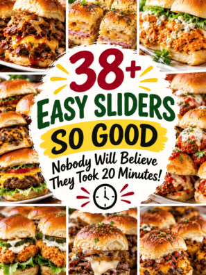 38+ Easy Sliders So Good Nobody Will Believe They Took 20 Minutes